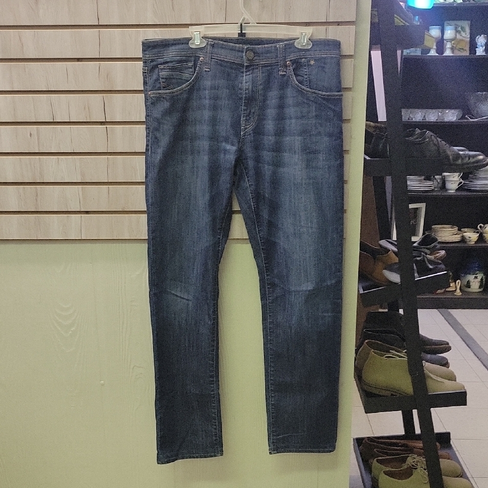 Mavi Dark Blue Straight Leg Jeans